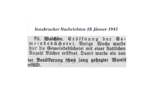 Artikel Innsbrucker Nachrichten 1943