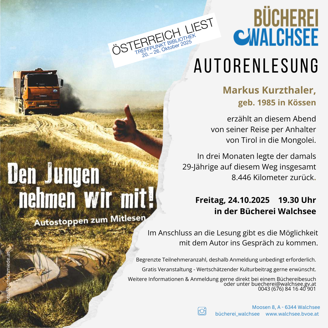 Den Jungen nehmen wir mit