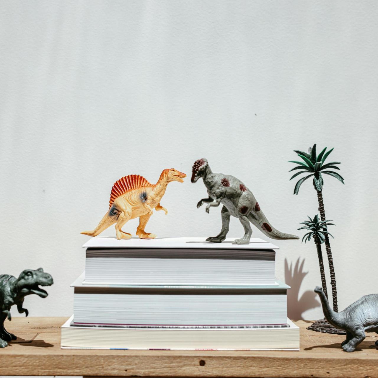 Dino und Bücher
